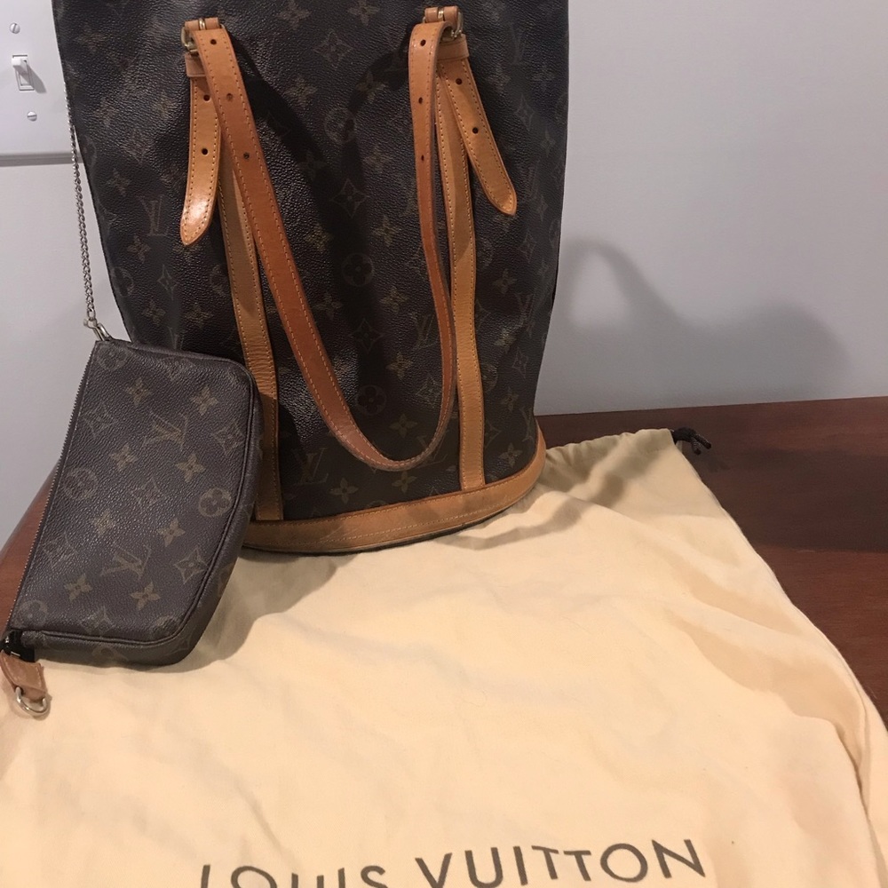 Authentic Louis Vuitton Large Bucket